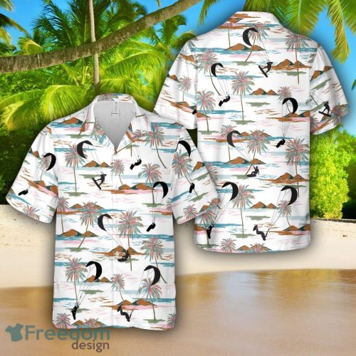 Kitesurfing Hawaiian Shirt 3D Printed Shirt Product Photo 1