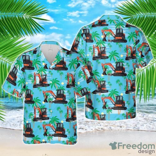 Kubota U48-5 Excavator Hawaiian Shirt Aloha Beach Shirt Product Photo 1