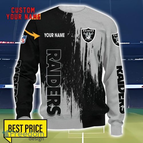 Las Vegas Raiders 3D All Printed T-Shirt Sweathirt Hoodie Bomber Jacket Personalized Name For Fans Product Photo 3