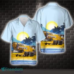 Liebherr Telescopic Mobile Cranes MK 88-4.1 mobile construction crane All Printed 3D Hawaiian Shirt For Men Women