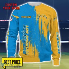 Los Angeles Chargers 3D All Printed T-Shirt Sweathirt Hoodie Bomber Jacket Personalized Name For Fans Product Photo 3