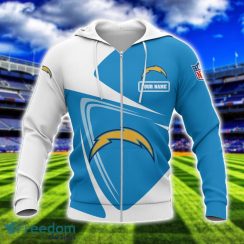 Los Angeles Chargers Team 3D T-Shirt Sweatshirt Hoodie Bomber Custom Name Sport Gift For Men And Women Product Photo 2