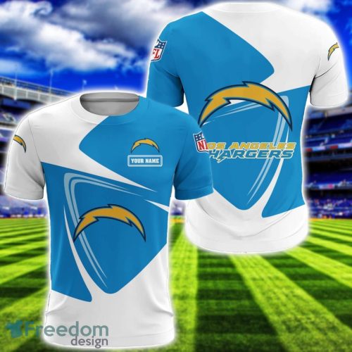 Los Angeles Chargers Team 3D T-Shirt Sweatshirt Hoodie Bomber Custom Name Sport Gift For Men And Women Product Photo 5