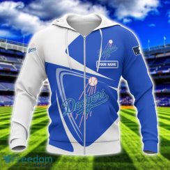 Los Angeles Dodgers Team 3D T-Shirt Sweatshirt Hoodie Bomber Custom Name Sport Gift For Men And Women Product Photo 2