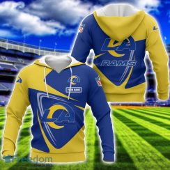 Los Angeles Rams Team 3D T-Shirt Sweatshirt Hoodie Bomber Custom Name Sport Gift For Men And Women