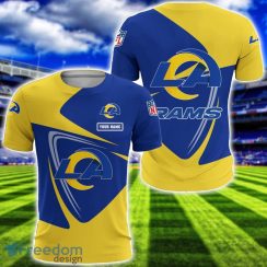 Los Angeles Rams Team 3D T-Shirt Sweatshirt Hoodie Bomber Custom Name Sport Gift For Men And Women Product Photo 5