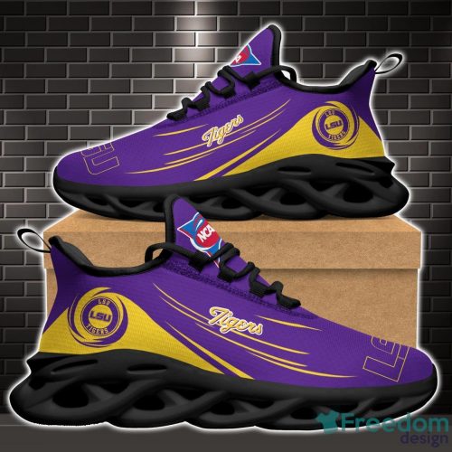 LSU TIGERS Max Soul Shoes NCAA Men And Women Running Sneakers Product Photo 2