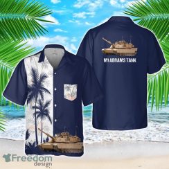 M1 Abrams Tank Pocket Hawaiian Shirt Beach Holiday