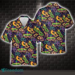 Mardi Gras Pattern Hawaiian Shirt Unisex For Men Women