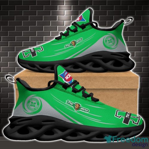 Marshall Thundering Herd Max Soul Shoes NCAA Men And Women Running Sneakers Product Photo 2