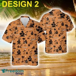 Maybach Racing Retro Logo 3D Hawaiian Shirt Coconut Tree Pattern For Summer - Car Style 2 Maybach Car Racing Hawaiian Shirt Coconut Tree Pattern