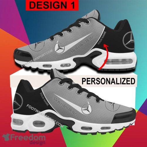 Mercedes Benz Car Racing Air Cushion Sport Sneaker New Design Personalized Gift TN Shoes Fans - Style 1 Mercedes Benz Car Racing Air Cushion Sport Shoes Personalized