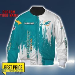 Miami Dolphins 3D All Printed T-Shirt Sweathirt Hoodie Bomber Jacket Personalized Name For Fans Product Photo 4