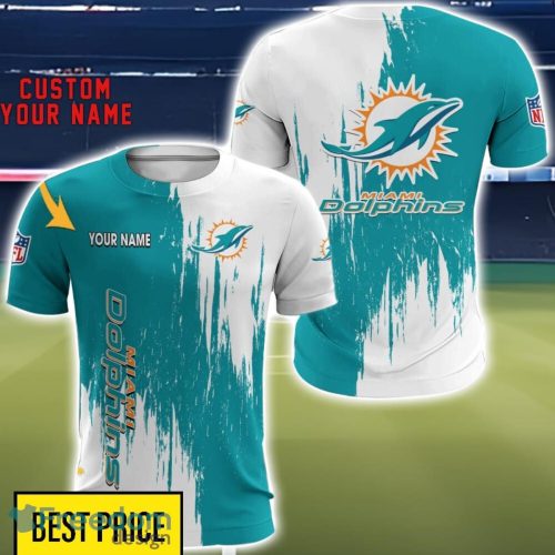 Miami Dolphins 3D All Printed T-Shirt Sweathirt Hoodie Bomber Jacket Personalized Name For Fans Product Photo 5