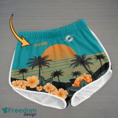 Miami Dolphins Hawaiian Shirt & Short Custom Name Aloha Beach For Fans Product Photo 3