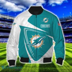 Miami Dolphins Team 3D T-Shirt Sweatshirt Hoodie Bomber Custom Name Sport Gift For Men And Women Product Photo 4