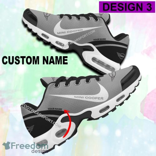 Mini Cooper Car Racing Air Cushion Sport Sneaker New Design Personalized Gift TN Shoes Fans - Style 3 Mini Cooper Car Racing Air Cushion Sport Shoes Personalized