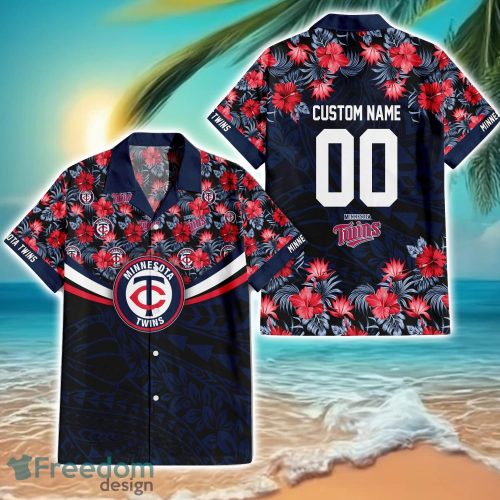 Minnesota Twins MLB Hawaiian Shirt Aloha Beach Shirt Custom Name And Number For Team Product Photo 1