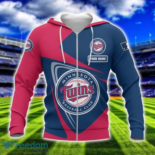 Minnesota Twins Team 3D T-Shirt Sweatshirt Hoodie Bomber Custom Name Sport Gift For Men And Women Product Photo 2