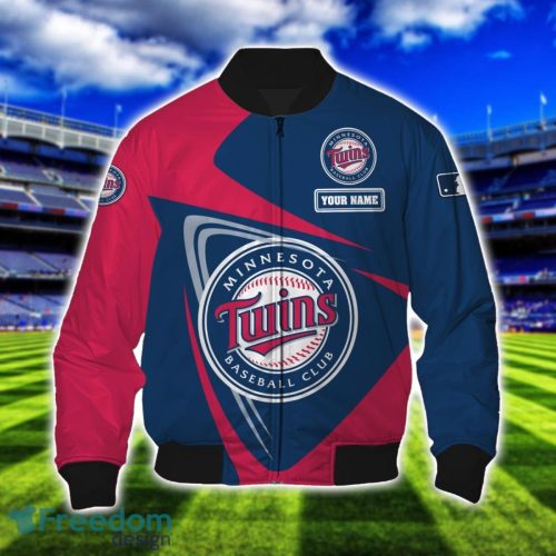 Minnesota Twins Team 3D T-Shirt Sweatshirt Hoodie Bomber Custom Name Sport Gift For Men And Women Product Photo 4