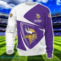 Minnesota Vikings Team 3D T-Shirt Sweatshirt Hoodie Bomber Custom Name Sport Gift For Men And Women Product Photo 3