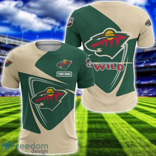 Minnesota Wild Team 3D T-Shirt Sweatshirt Hoodie Bomber Custom Name Sport Gift For Men And Women Product Photo 5