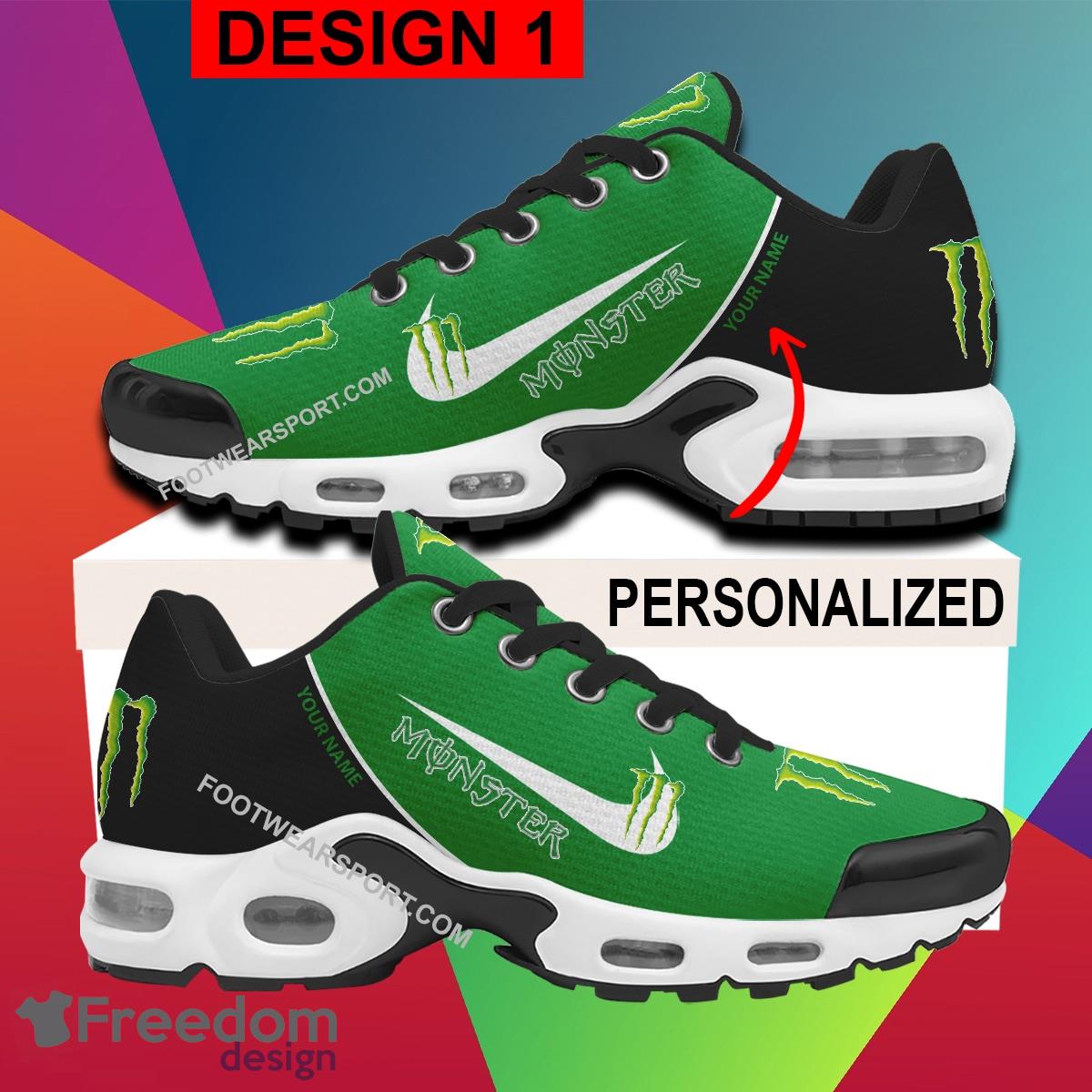 Monster Energy Air Cushion Sport Sneaker New Design Personalized Gift TN Shoes Fans - Style 1 Monster Energy Air Cushion Sport Shoes Personalized