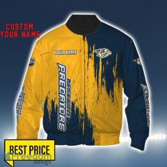 Nashville Predators 3D All Printed T-Shirt Sweathirt Hoodie Bomber Jacket Personalized Name For Fans Product Photo 4