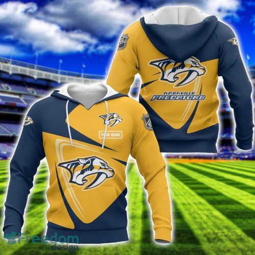 Nashville Predators Team 3D T-Shirt Sweatshirt Hoodie Bomber Custom Name Sport Gift For Men And Women Product Photo 1