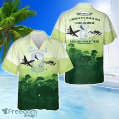 National Airborne Day, 173rd Airborne Brigade Combat Team C-17 aircraft drops equipment Hawaiian Shirt Unisex For Men Women