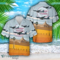 Nebraska Air National Guard 173d Air Refueling Squadron Boeing KC-135 Stratotanker All Printed 3D Hawaiian Shirt For Men Women