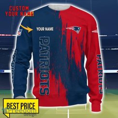 New England Patriots 3D All Printed T-Shirt Sweathirt Hoodie Bomber Jacket Personalized Name For Fans Product Photo 3