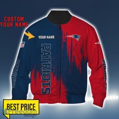 New England Patriots 3D All Printed T-Shirt Sweathirt Hoodie Bomber Jacket Personalized Name For Fans Product Photo 4