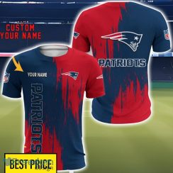 New England Patriots 3D All Printed T-Shirt Sweathirt Hoodie Bomber Jacket Personalized Name For Fans Product Photo 5