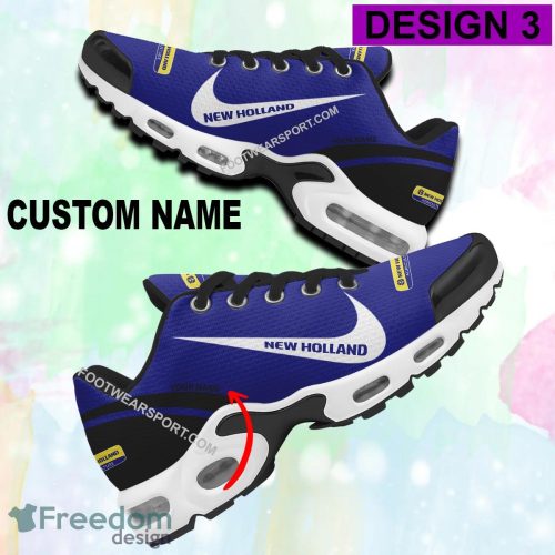 New Holland Tractor Air Cushion Sport Sneaker New Design Personalized Gift TN Shoes Fans - Style 3 New Holland Tractor Air Cushion Sport Shoes Personalized