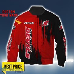 New Jersey Devils 3D All Printed T-Shirt Sweathirt Hoodie Bomber Jacket Personalized Name For Fans Product Photo 4