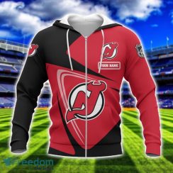 New Jersey Devils Team 3D T-Shirt Sweatshirt Hoodie Bomber Custom Name Sport Gift For Men And Women Product Photo 2