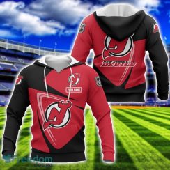 New Jersey Devils Team 3D T-Shirt Sweatshirt Hoodie Bomber Custom Name Sport Gift For Men And Women