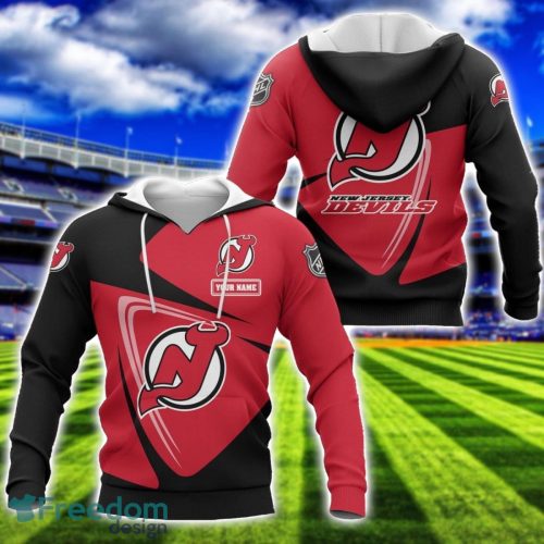 New Jersey Devils Team 3D T-Shirt Sweatshirt Hoodie Bomber Custom Name Sport Gift For Men And Women Product Photo 1