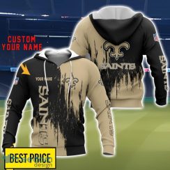 New Orleans Saints 3D All Printed T-Shirt Sweathirt Hoodie Bomber Jacket Personalized Name For Fans