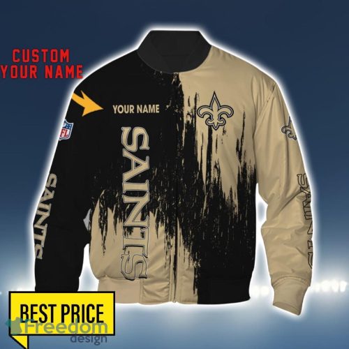 New Orleans Saints 3D All Printed T-Shirt Sweathirt Hoodie Bomber Jacket Personalized Name For Fans Product Photo 4