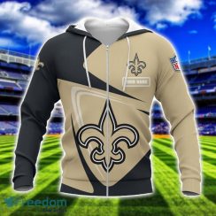 New Orleans Saints Team 3D T-Shirt Sweatshirt Hoodie Bomber Custom Name Sport Gift For Men And Women Product Photo 2