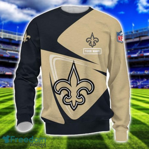 New Orleans Saints Team 3D T-Shirt Sweatshirt Hoodie Bomber Custom Name Sport Gift For Men And Women Product Photo 3