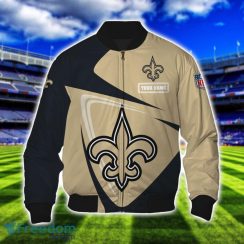 New Orleans Saints Team 3D T-Shirt Sweatshirt Hoodie Bomber Custom Name Sport Gift For Men And Women Product Photo 4