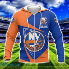 New York Islanders Team 3D T-Shirt Sweatshirt Hoodie Bomber Custom Name Sport Gift For Men And Women Product Photo 2