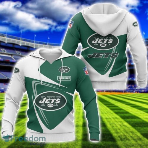 New York Jets Team 3D T-Shirt Sweatshirt Hoodie Bomber Custom Name Sport Gift For Men And Women Product Photo 1