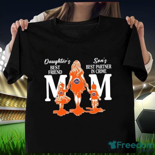 New York Mets Mom's Best Friend Mother's Day T-Shirt Product Photo 1