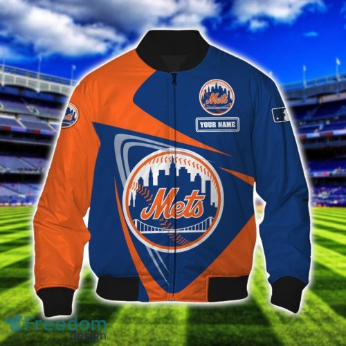 New York Mets Team 3D T-Shirt Sweatshirt Hoodie Bomber Custom Name Sport Gift For Men And Women Product Photo 4