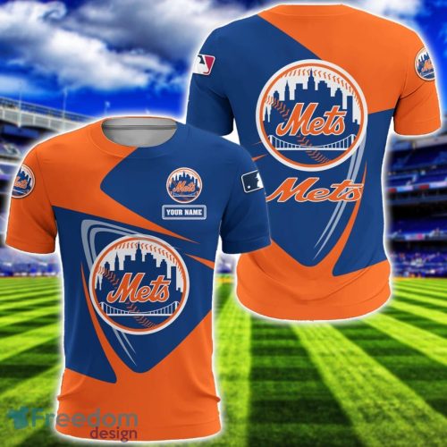 New York Mets Team 3D T-Shirt Sweatshirt Hoodie Bomber Custom Name Sport Gift For Men And Women Product Photo 5