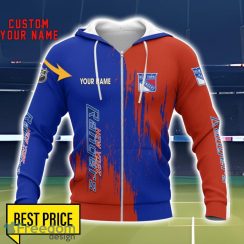 New York Rangers 3D All Printed T-Shirt Sweathirt Hoodie Bomber Jacket Personalized Name For Fans Product Photo 2